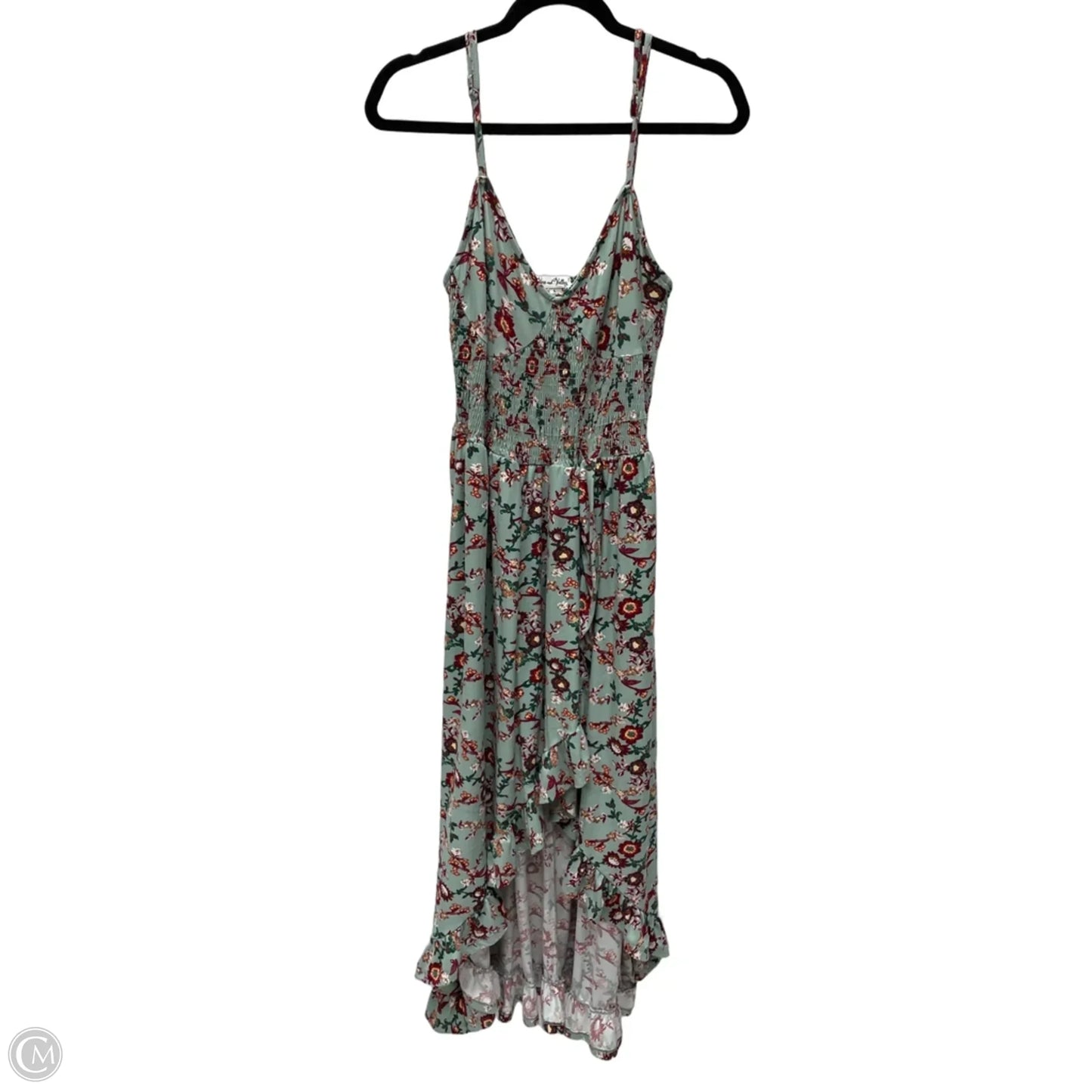Dress Casual Maxi By Clothes Mentor In Floral Print, Size: L