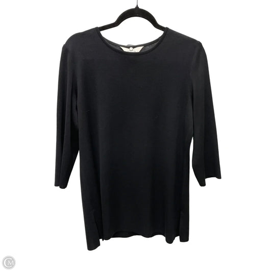 Top 3/4 Sleeve By Misook In Black, Size: L