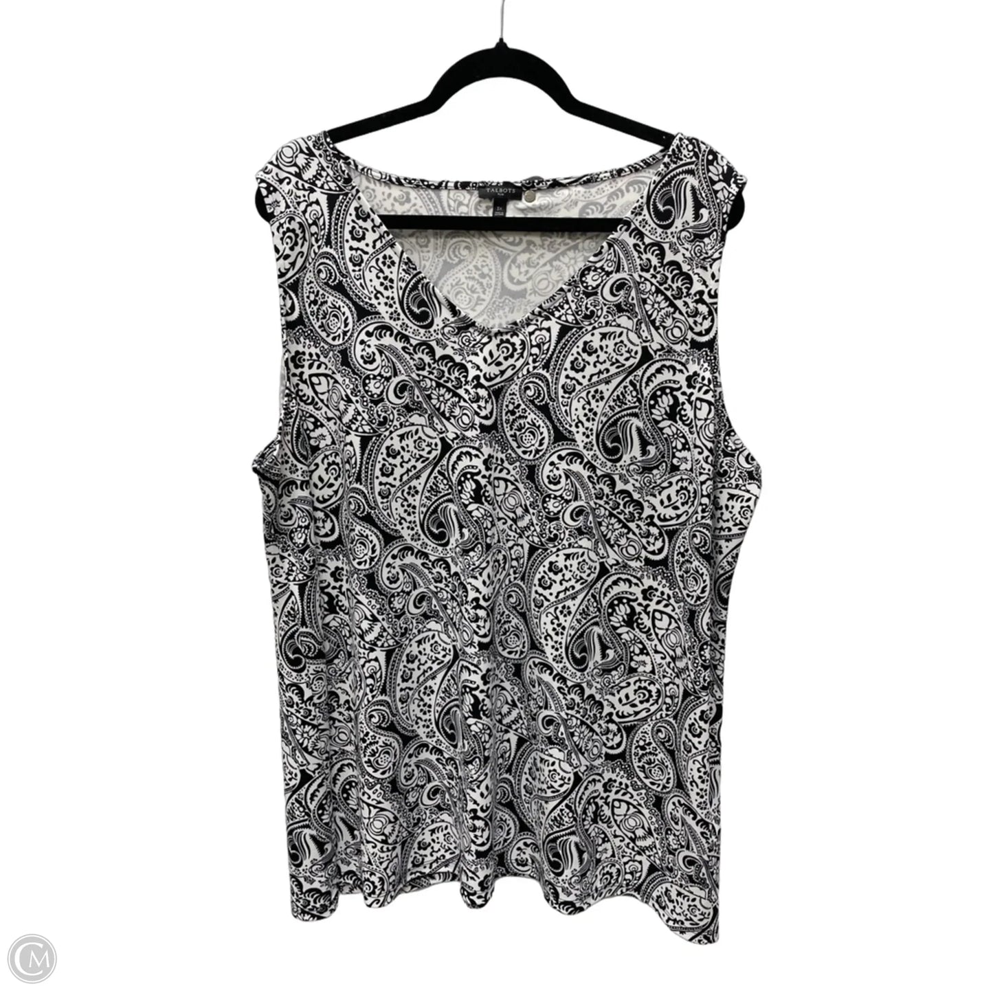 Blouse Sleeveless By Talbots In Floral Print, Size: 3x