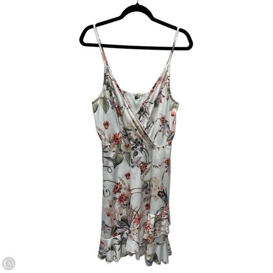 Dress Casual Short By Clothes Mentor In Floral Print, Size: Xl