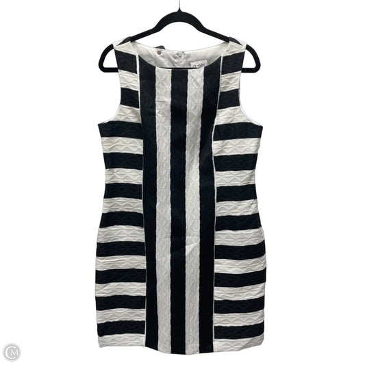 Dress Work By J. TAYLOR  In Black & White, Size: L