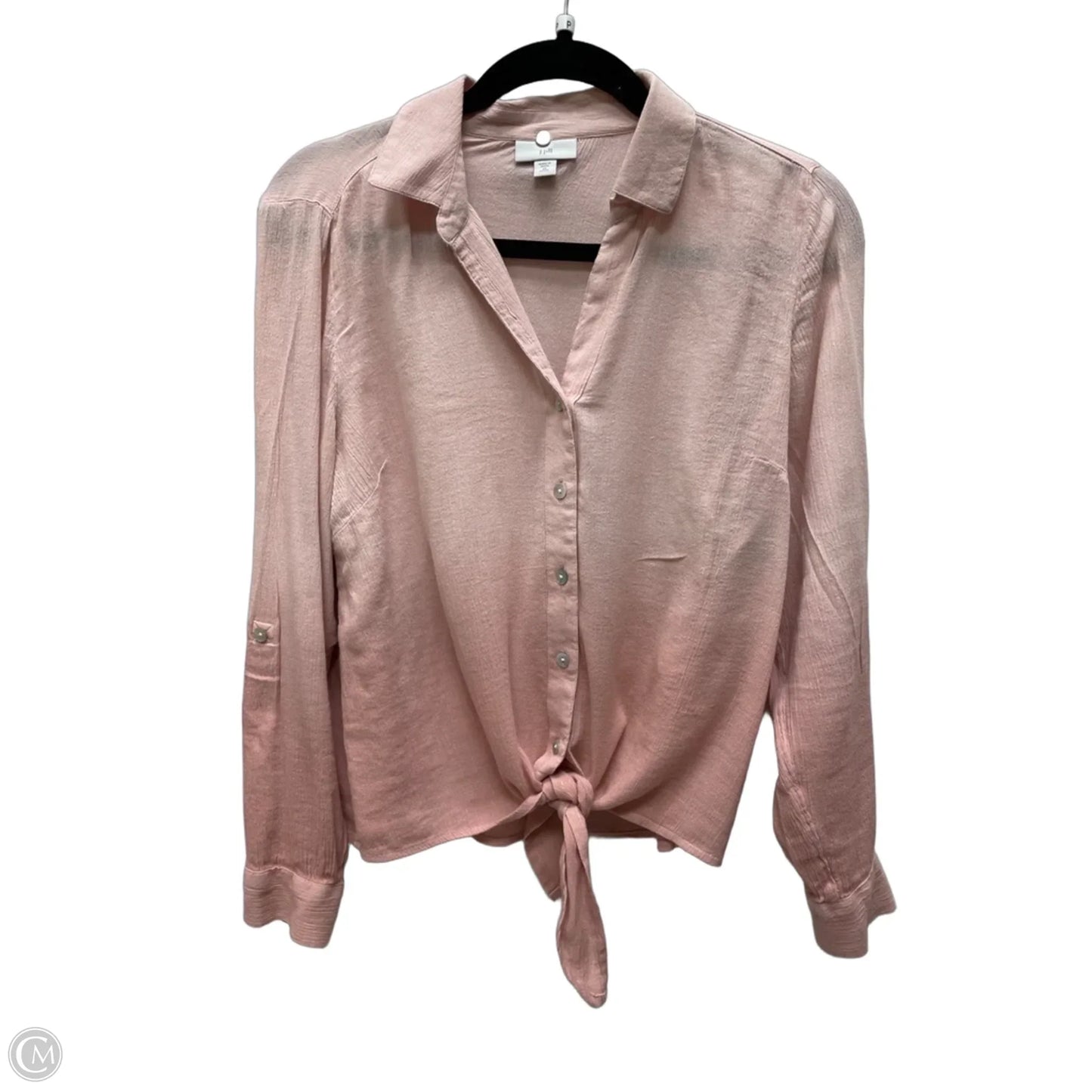 Top Long Sleeve By J. Jill In Pink, Size: Xs
