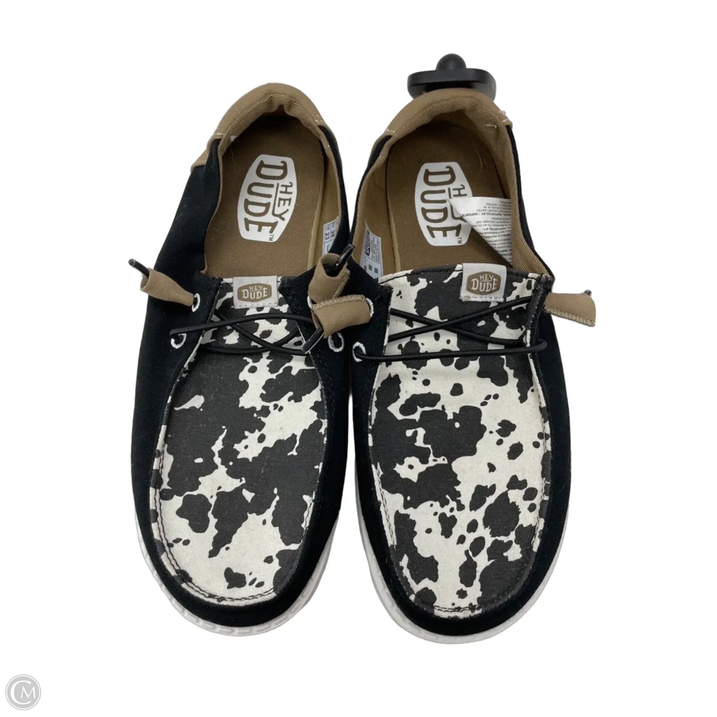 Shoes Flats By Hey Dude In Animal Print, Size: 7