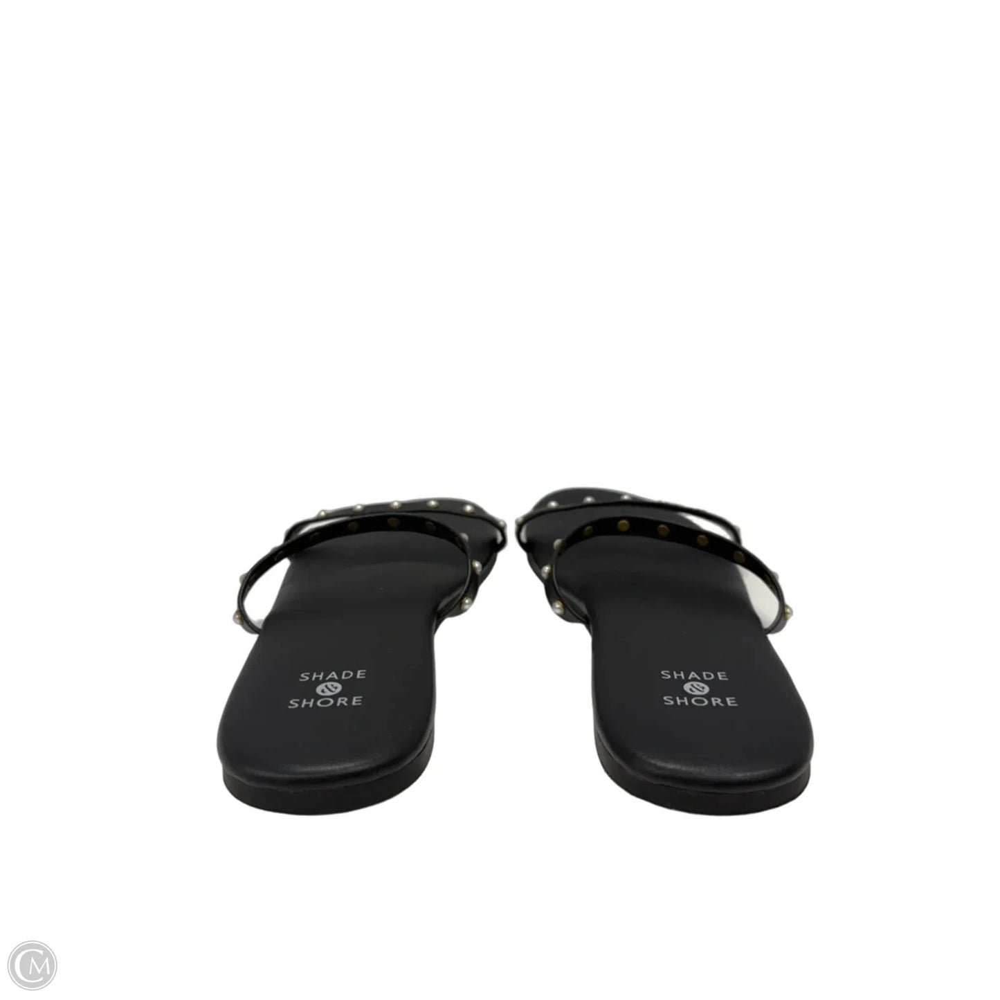 Sandals Flats By Shade & Shore In Black, Size: 6