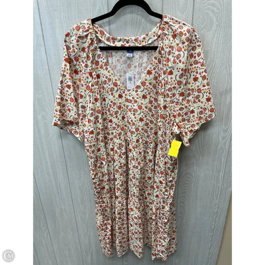 Dress Casual Short By Old Navy In Floral Print, Size: 2x