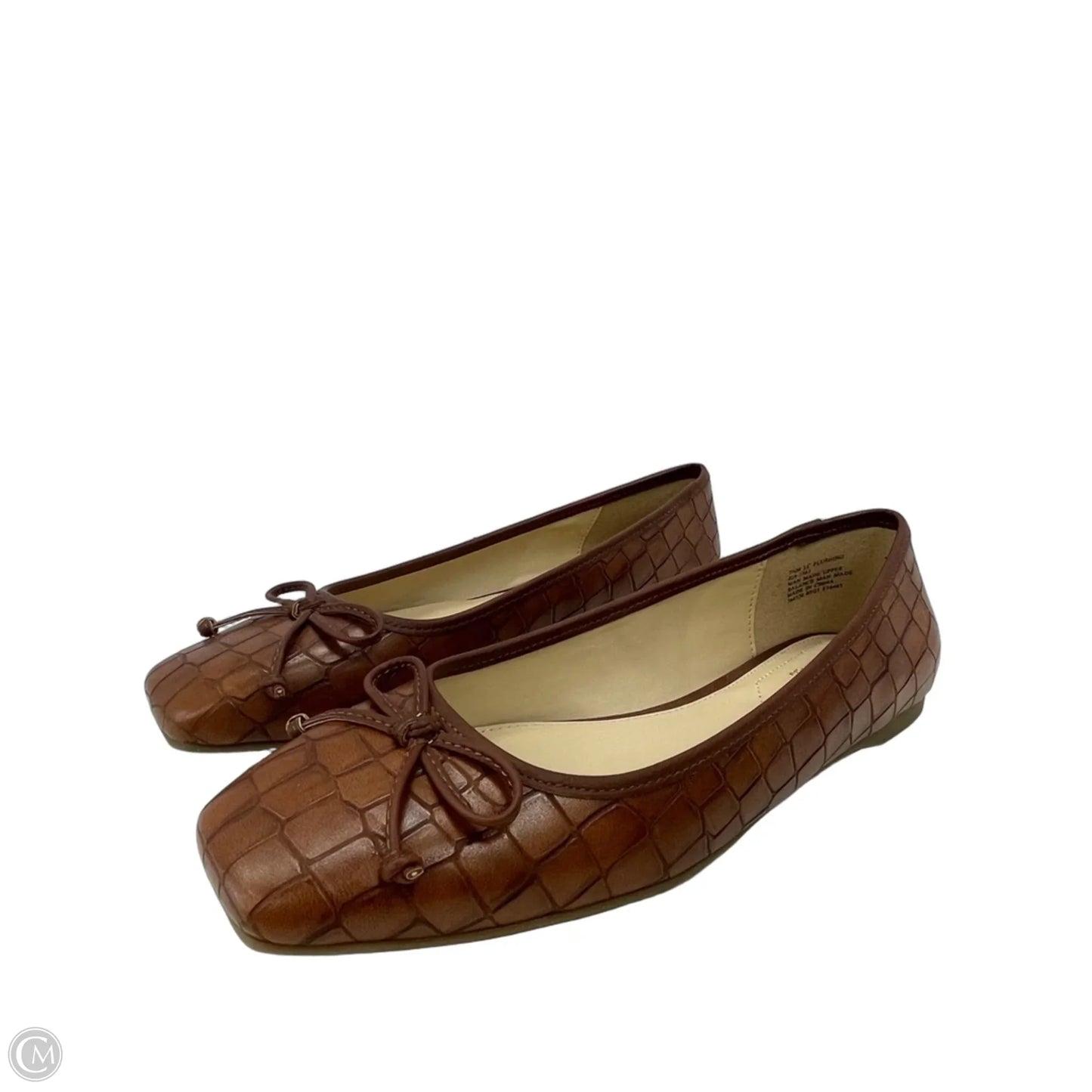 Shoes Flats By Liz Claiborne In Snakeskin Print, Size: 7.5