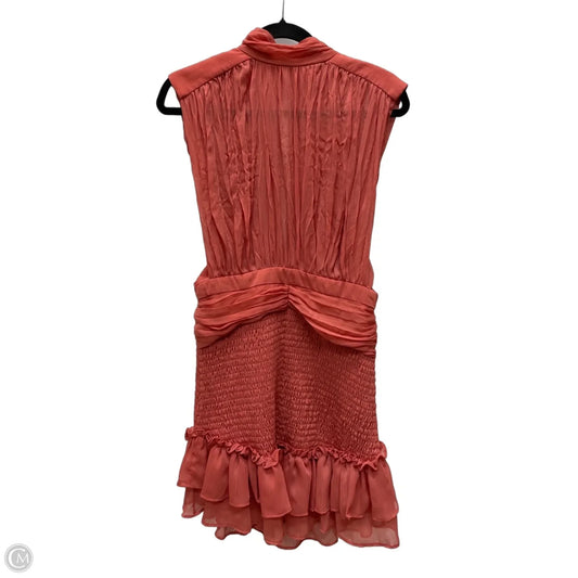 Dress Casual Short By Olivaceous In Coral, Size: L