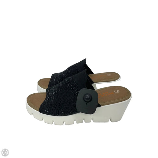 Sandals Flats By Bernie Mev In Black, Size: 6.5