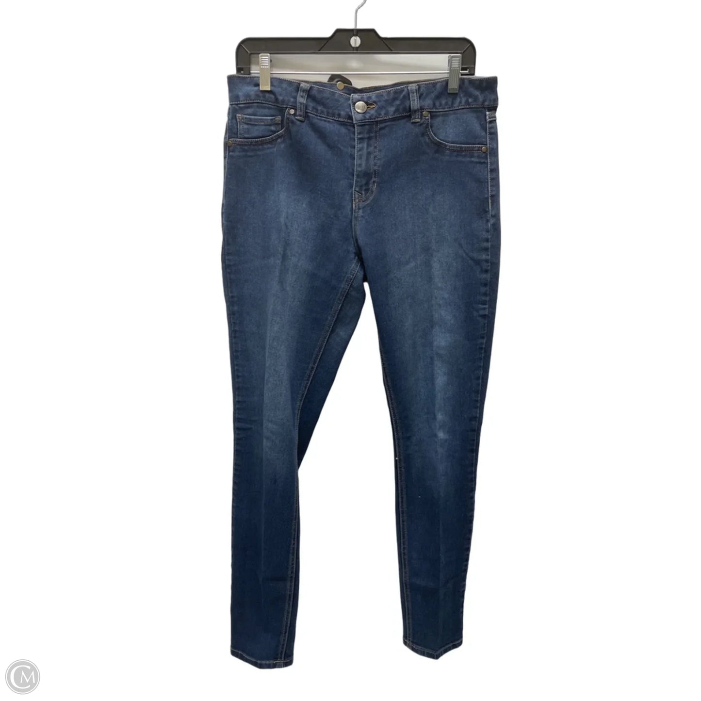 Jeans Straight By D Jeans In Blue Denim, Size: 12
