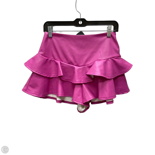 Skort By Clothes Mentor In Pink, Size: 8