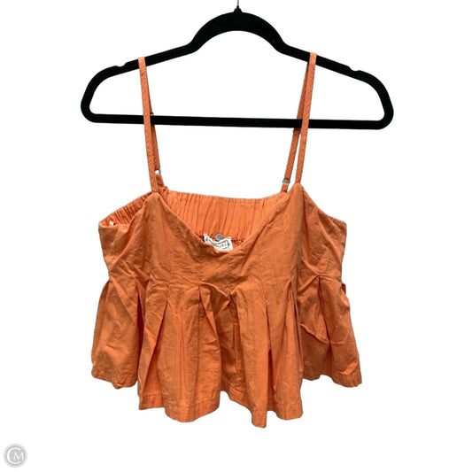 Top Sleeveless By Loveriche In Orange, Size: M