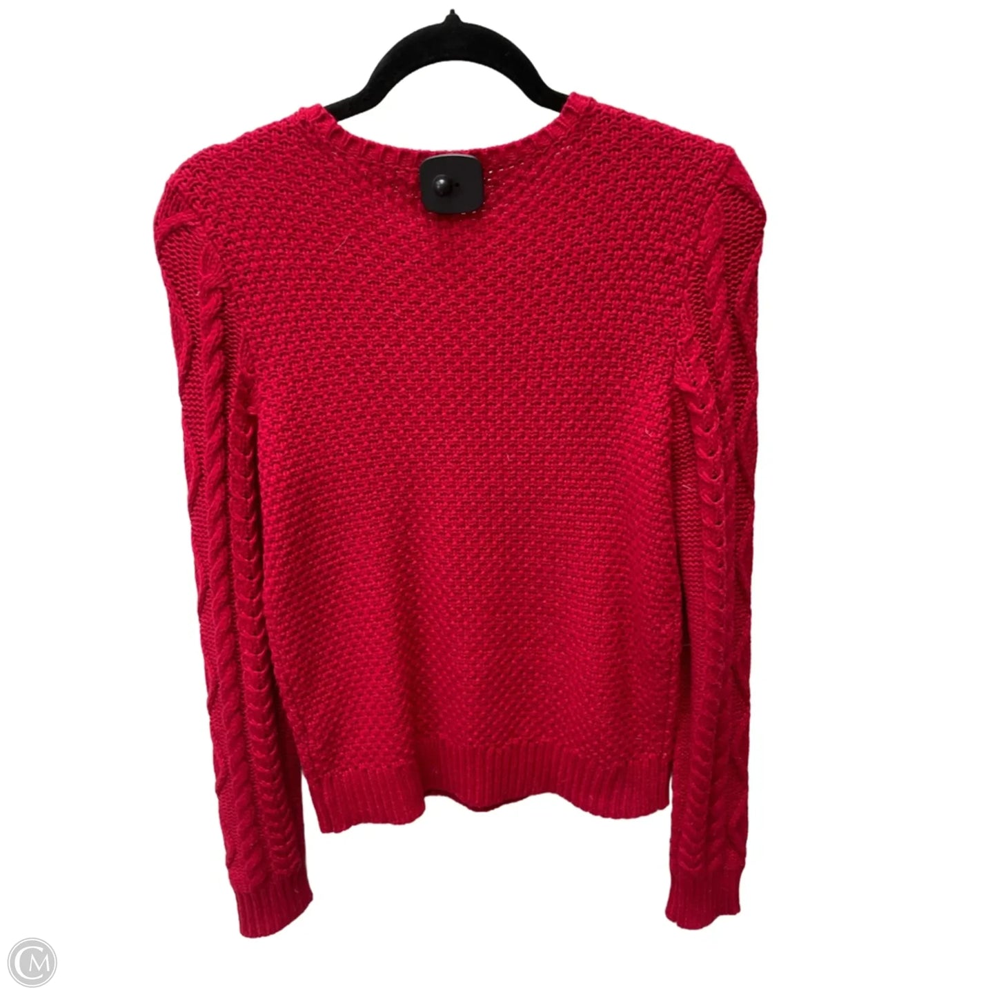 Sweater By Lauren By Ralph Lauren In Red, Size: M