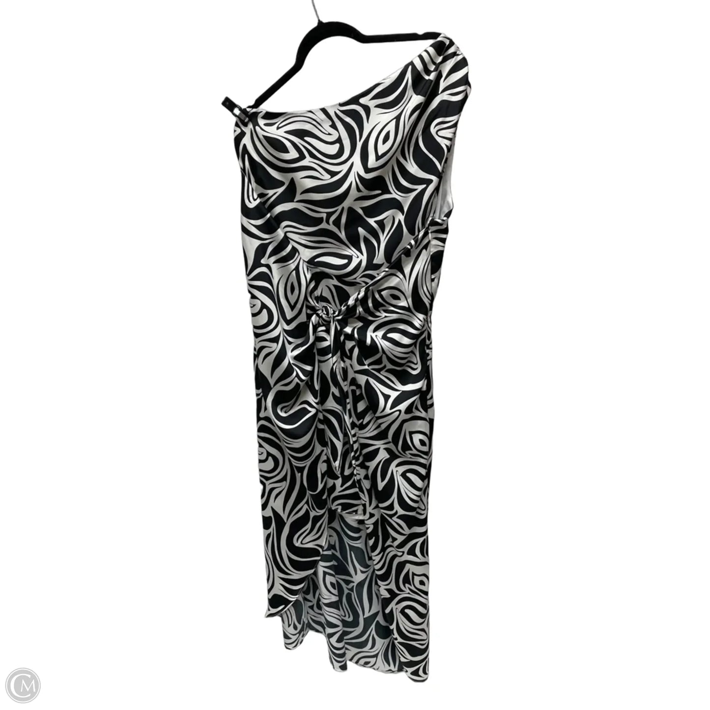 Dress Casual Maxi By Donna Morgan In Black & Cream, Size: Xl