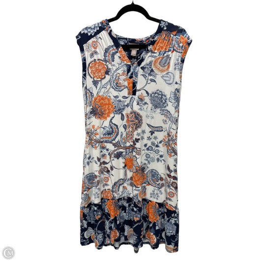 Dress Casual Short By Chicos In Floral Print, Size: S