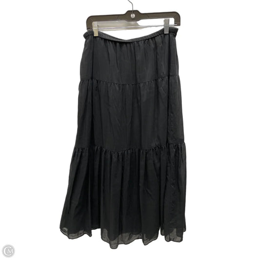 Skirt Maxi By Talbots In Black, Size: 8