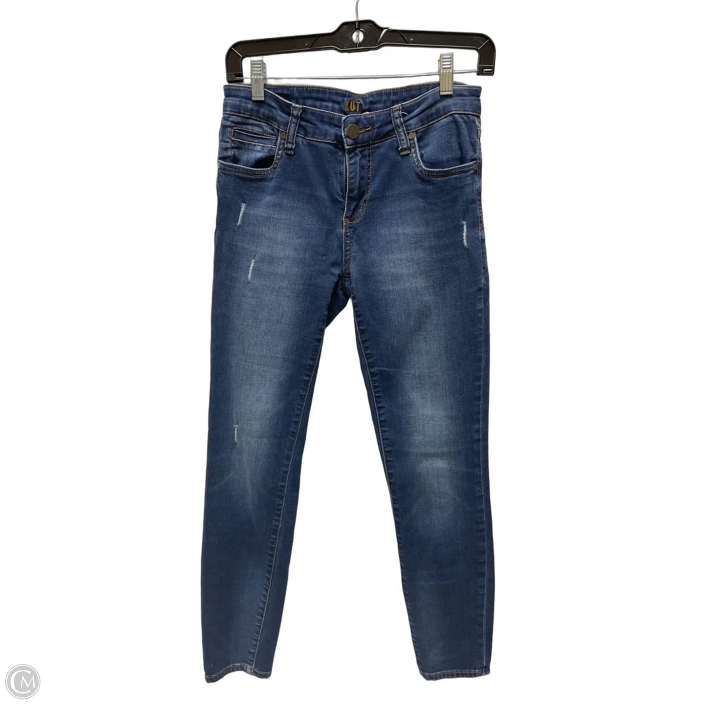 Jeans Skinny By Kut In Blue Denim, Size: 4