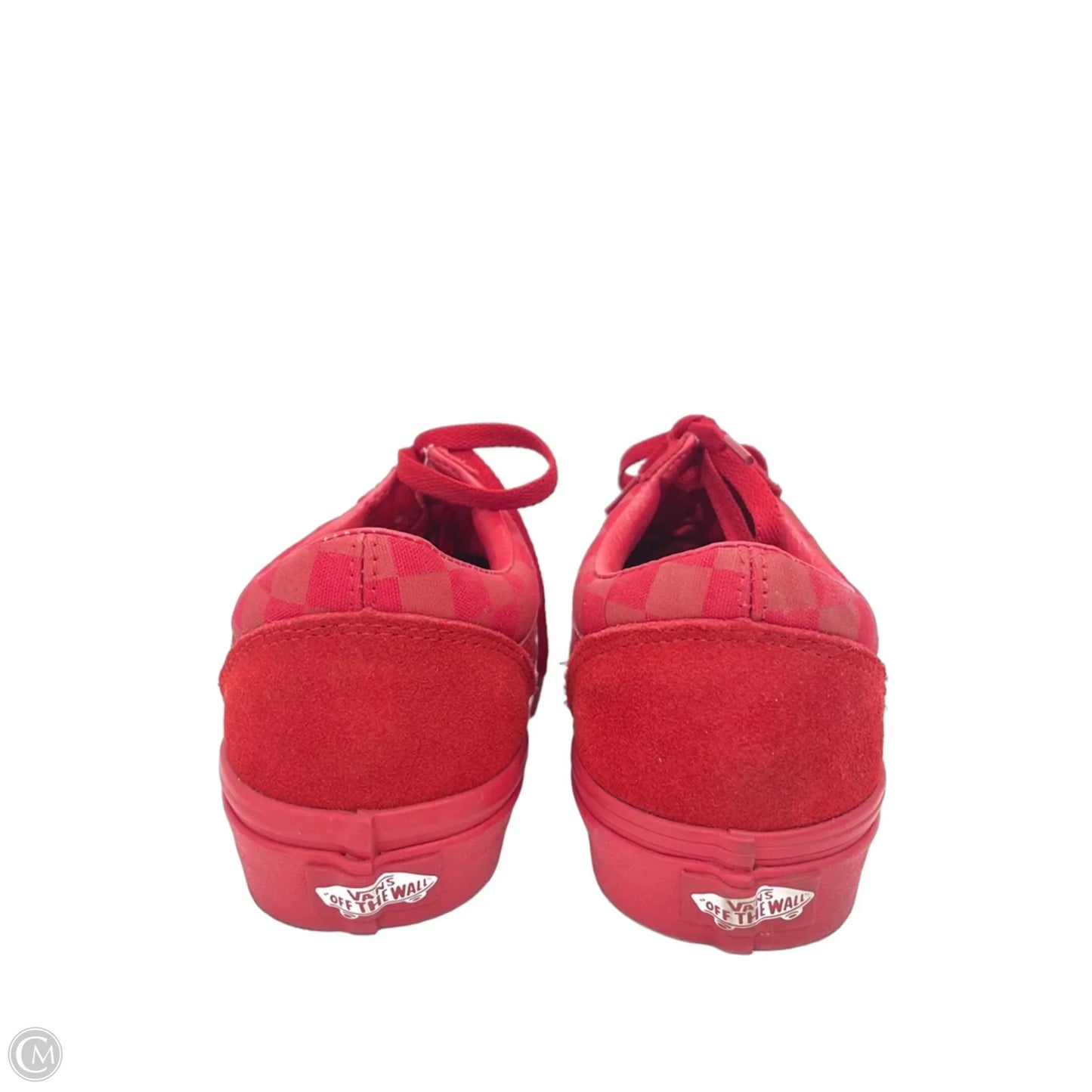 Shoes Sneakers By Vans In Red, Size: 9