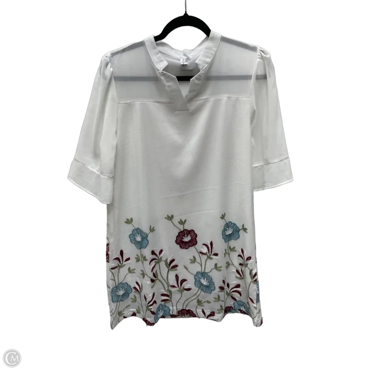Dress Casual Short By Clothes Mentor In Floral Print, Size: L