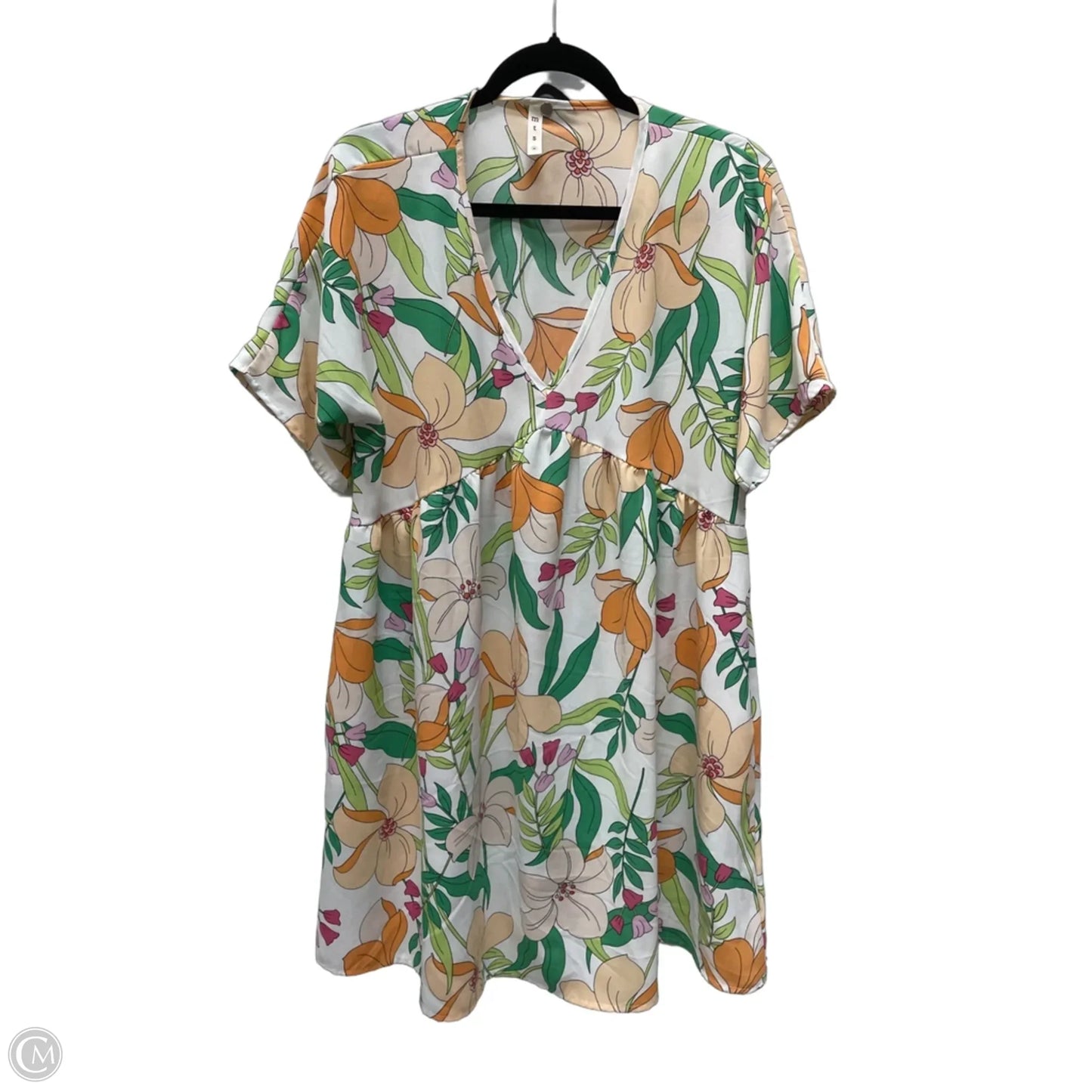 Dress Casual Short By Mts In Floral Print, Size: M