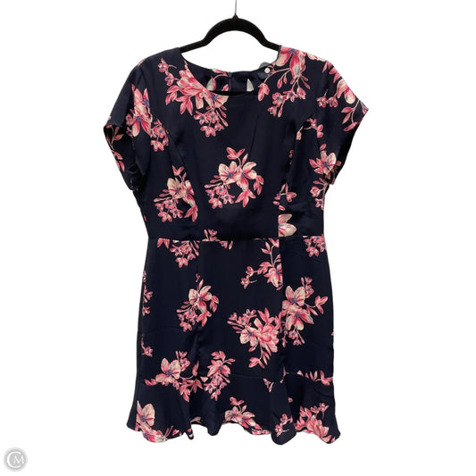 Dress Casual Short By Clothes Mentor In Floral Print, Size: Xl