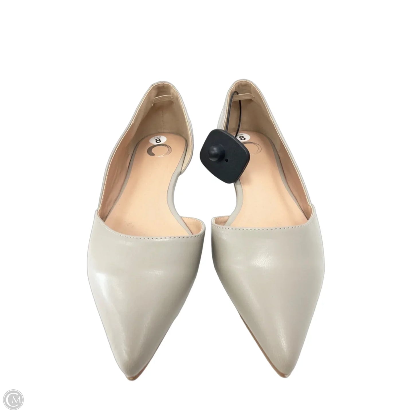 Flats By Journee In Grey, Size: 8