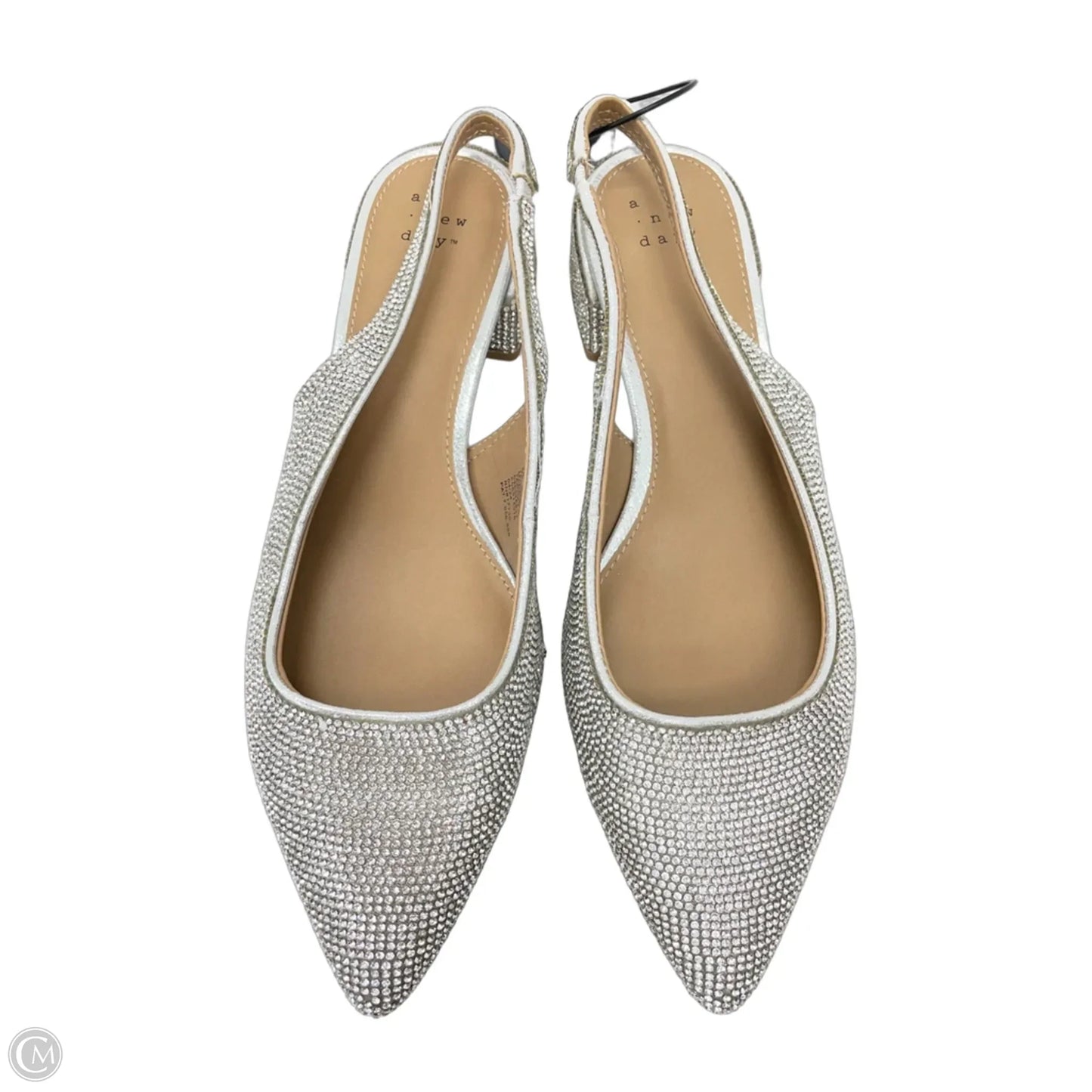 Shoes Flats By A New Day In Silver, Size: 7.5