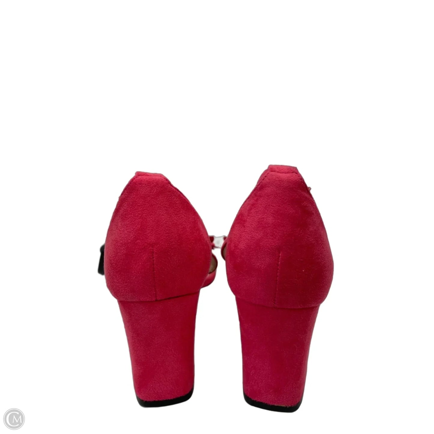 Sandals Heels Block By Unisa In Pink, Size: 7.5