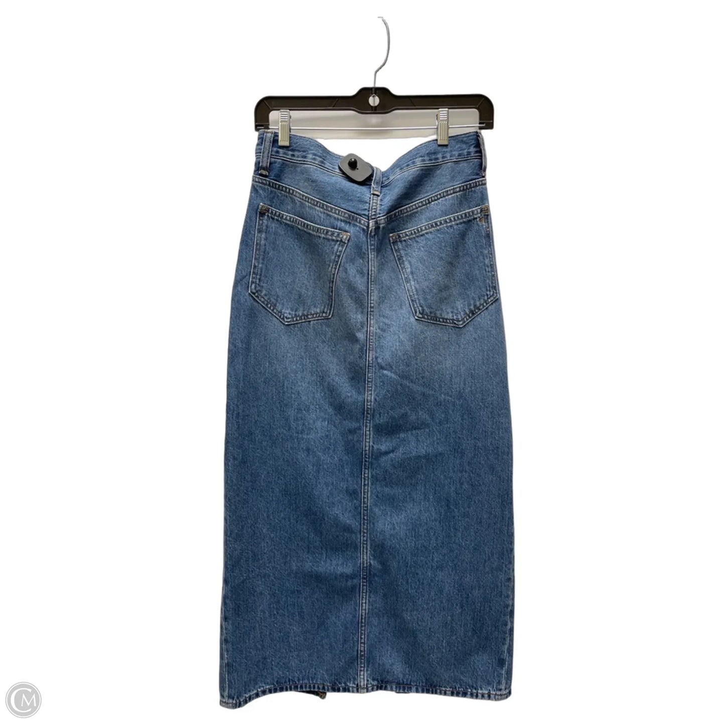 Skirt Midi By Madewell In Blue Denim, Size: 0