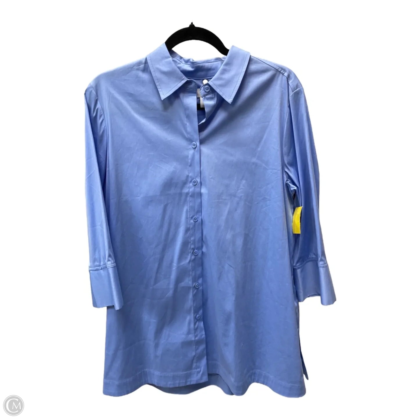 Tunic Long Sleeve By Chicos In Blue, Size: L