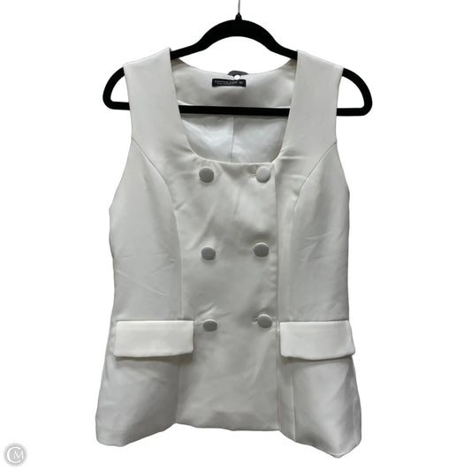 Vest Other By Clothes Mentor In Cream, Size: M