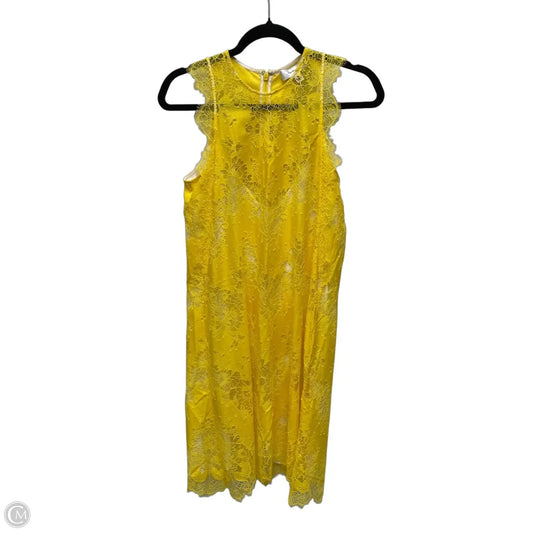 Dress Casual Short By Clothes Mentor In Yellow, Size: Xs