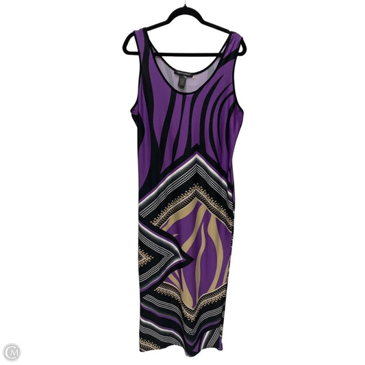 Dress Casual Maxi By Ashley Stewart In Multi-colored, Size: L
