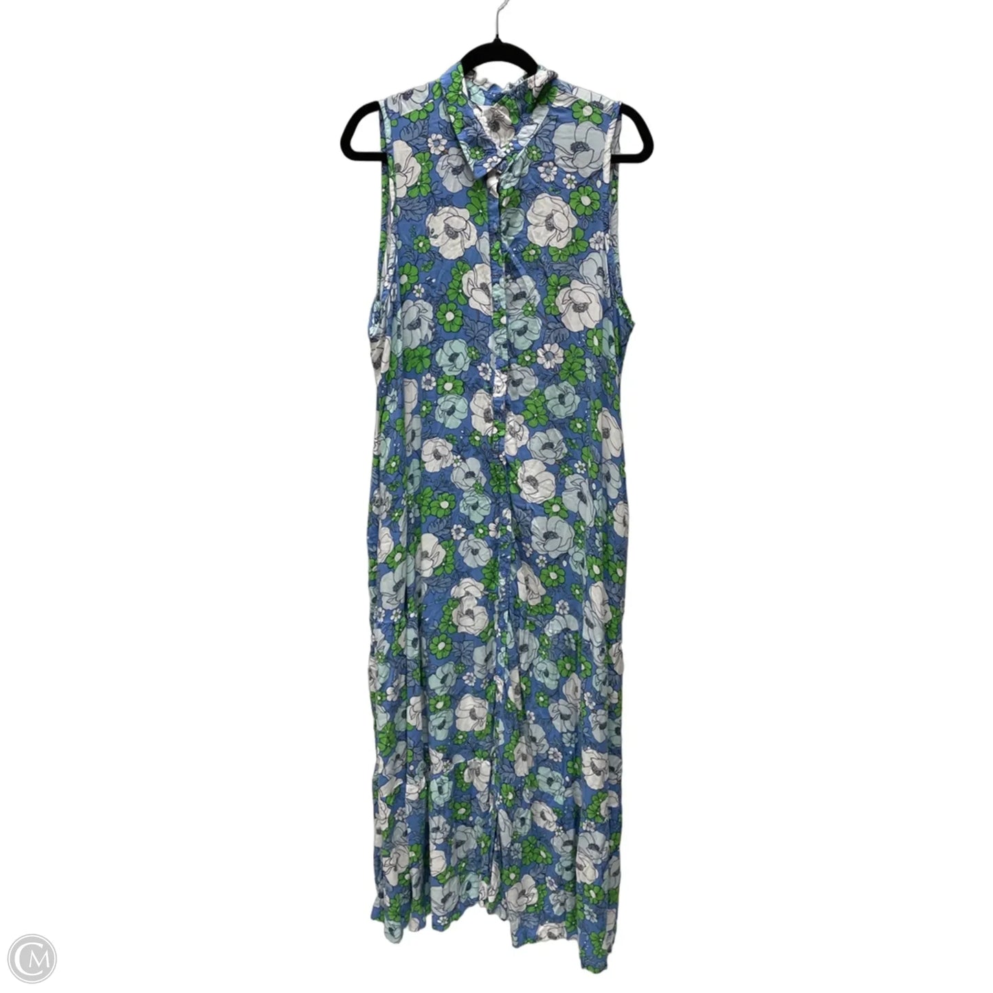 Dress Casual Maxi By Croft And Barrow In Floral Print, Size: 2x