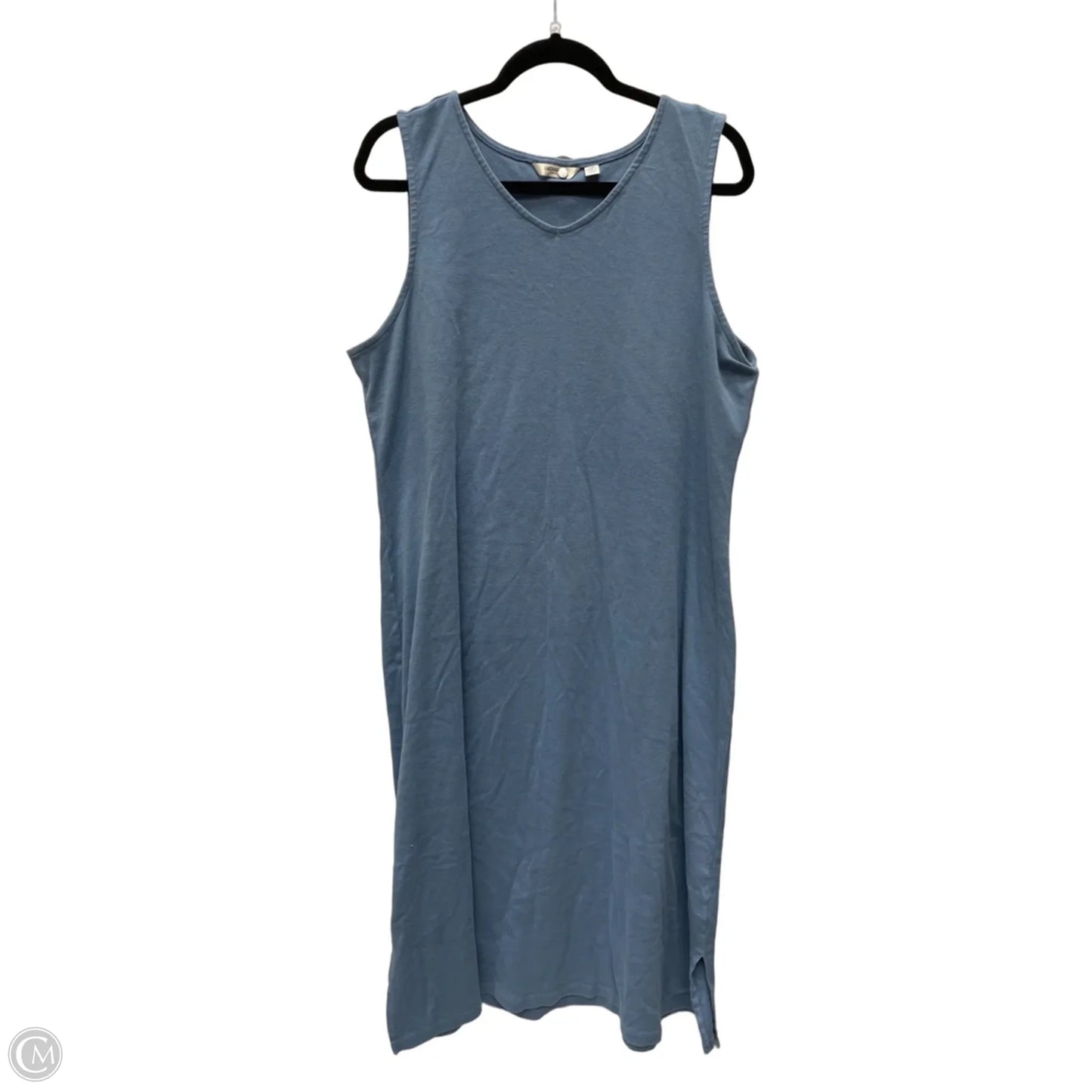 Dress Casual Maxi By Liz Claiborne In Blue, Size: 2x