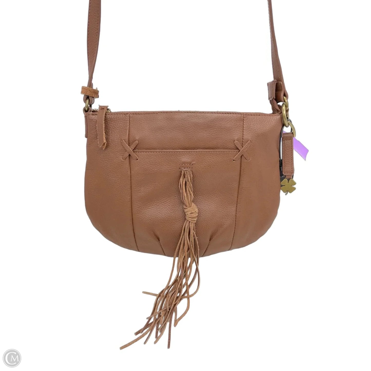 Crossbody Leather By Cmb, Size: Medium