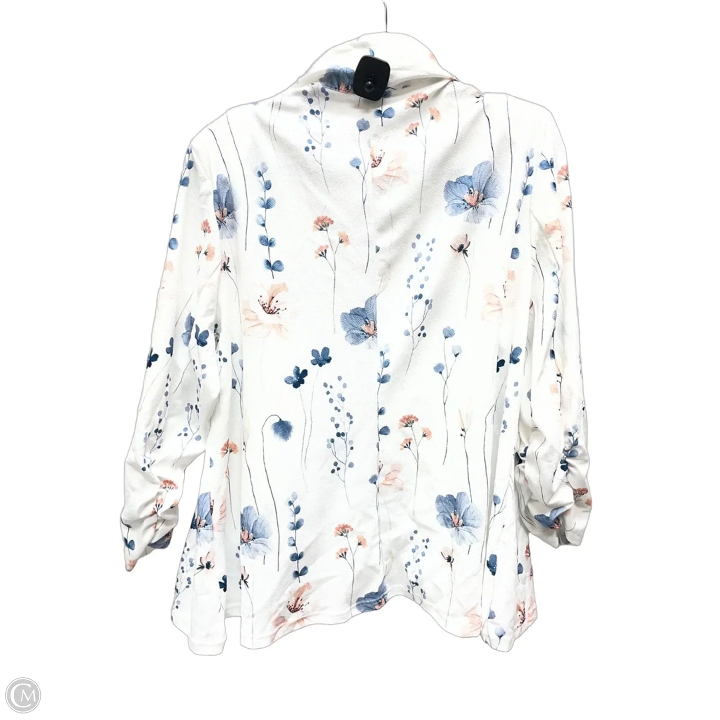 Blazer By Shein In Floral Print, Size: 2x