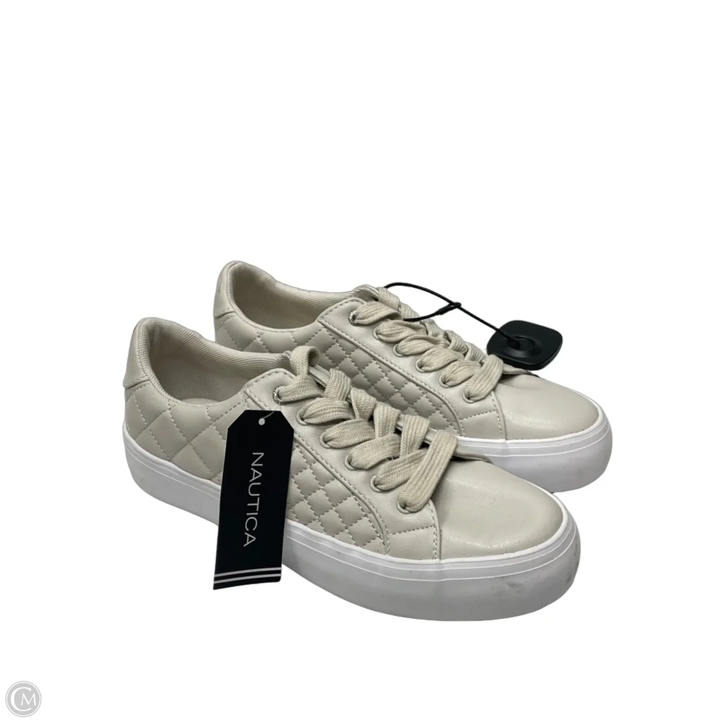 Shoes Sneakers By Nautica In Beige, Size: 8