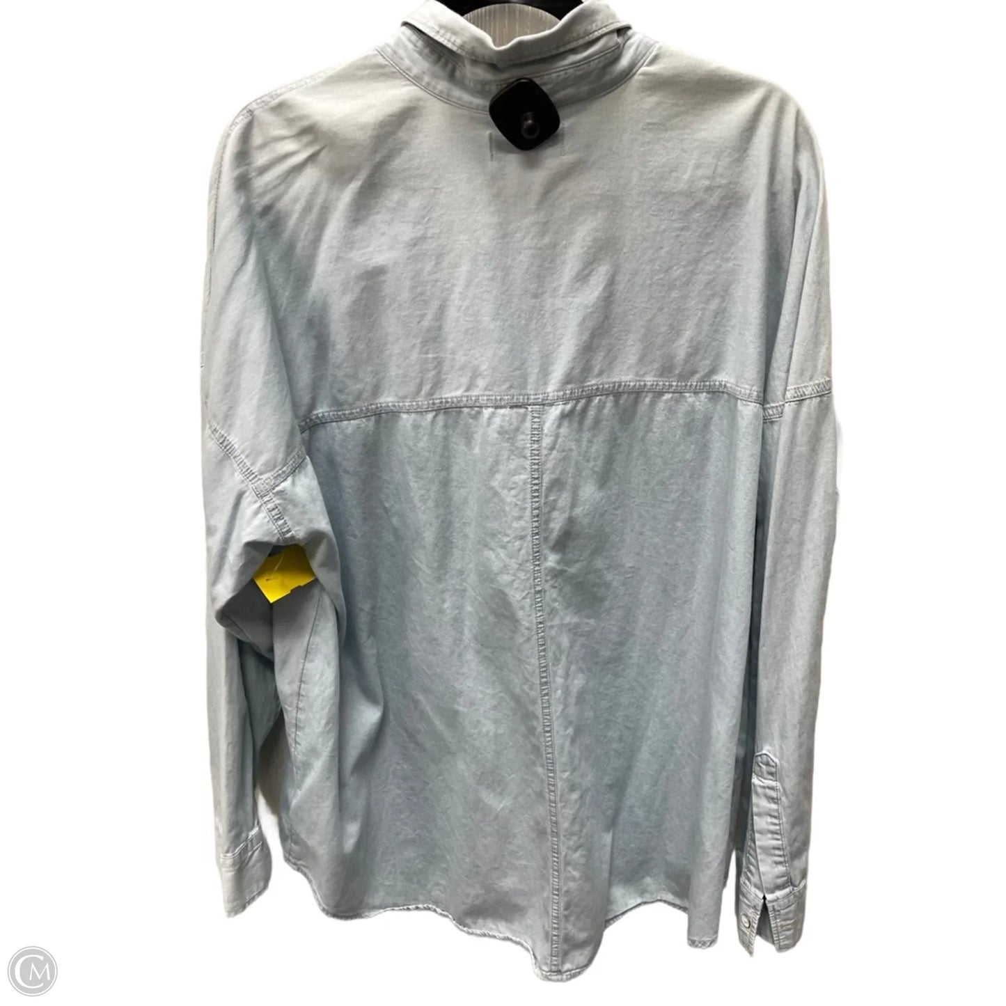 Top Long Sleeve By Old Navy In Blue Denim, Size: 2x