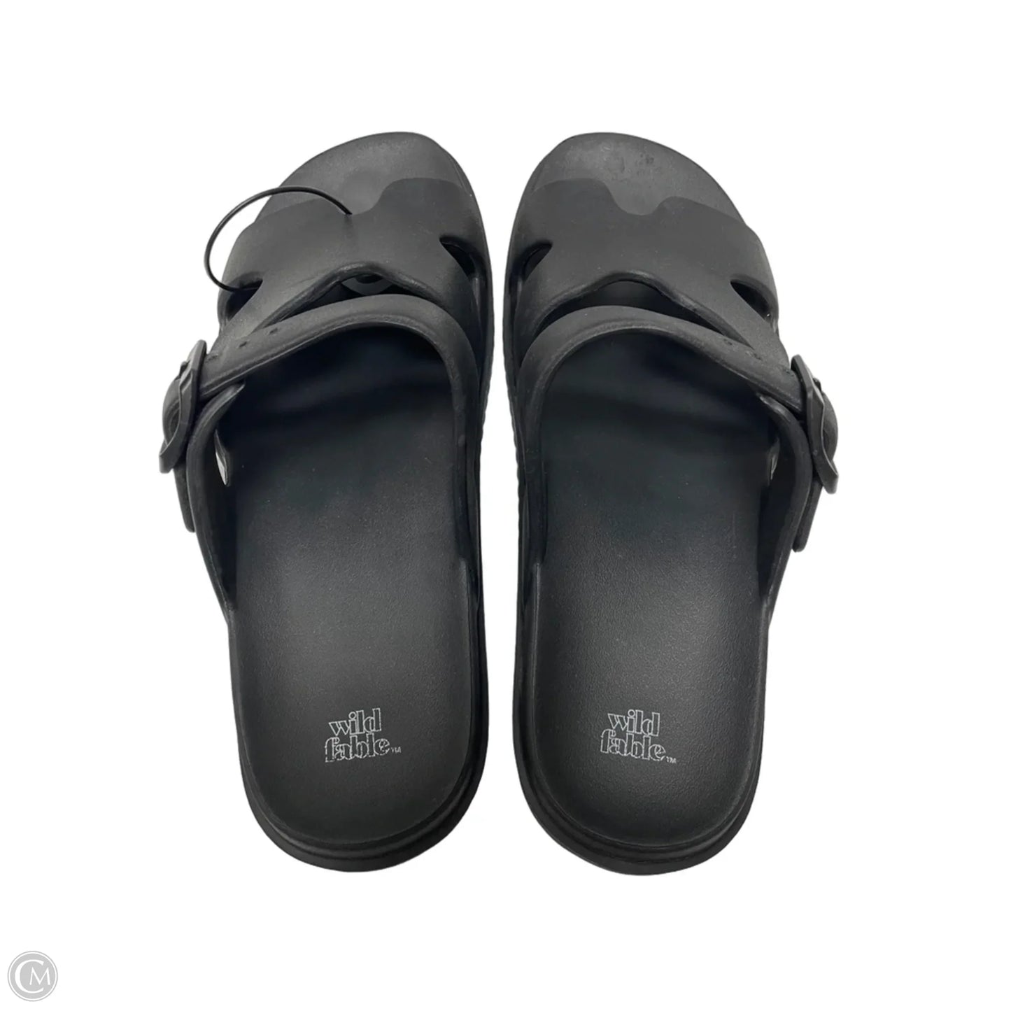 Sandals Flats By Wild Fable In Black, Size: 10