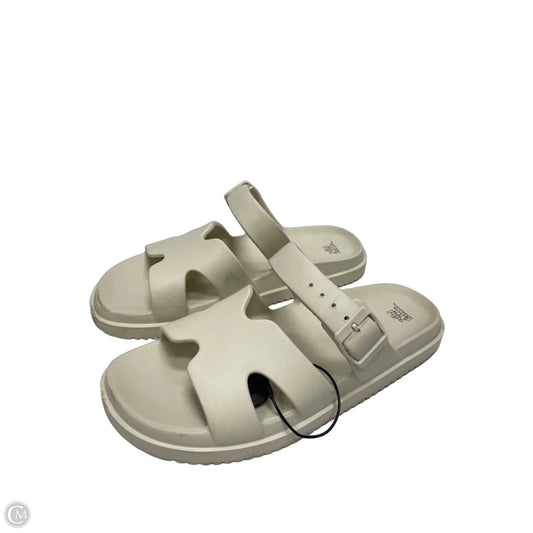 Sandals Flats By Wild Fable In Beige, Size: 10