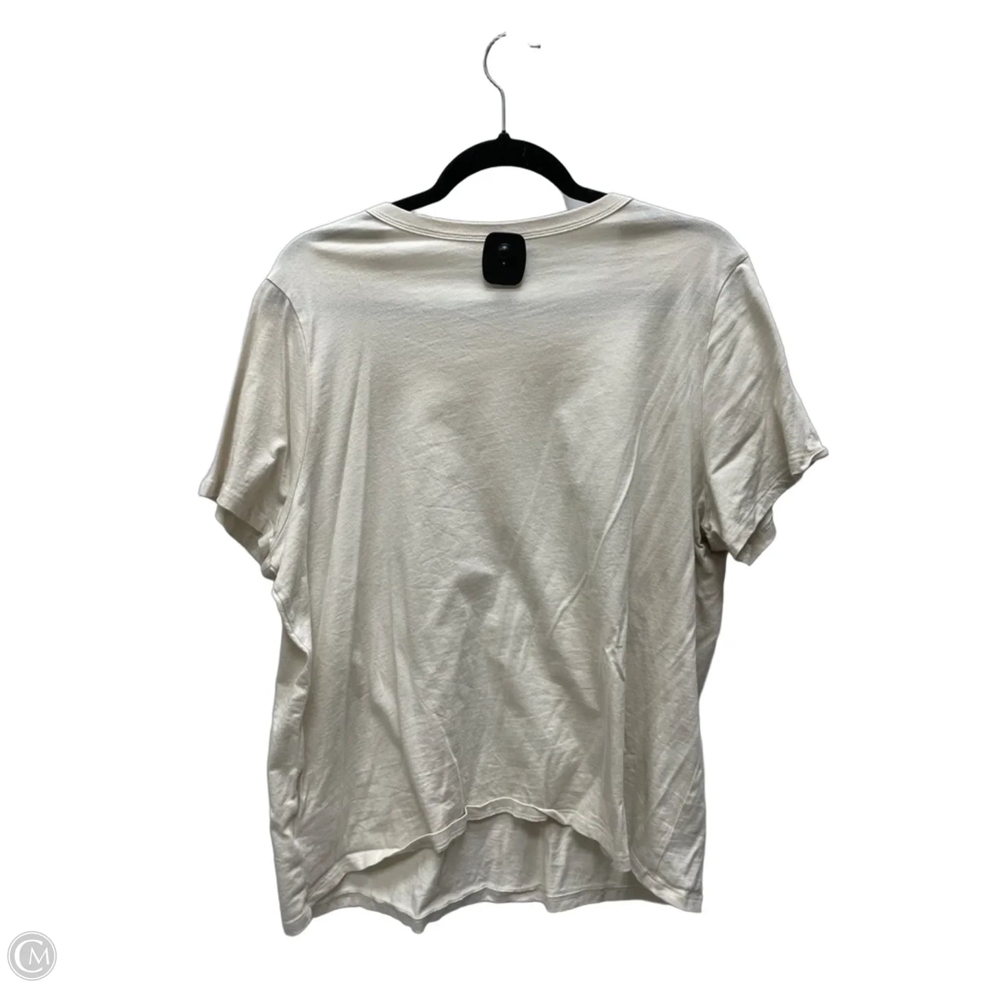 Top Short Sleeve By Old Navy In Beige, Size: Xl