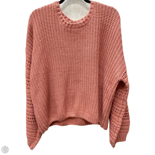 Sweater By Clothes Mentor In Pink, Size: 2x