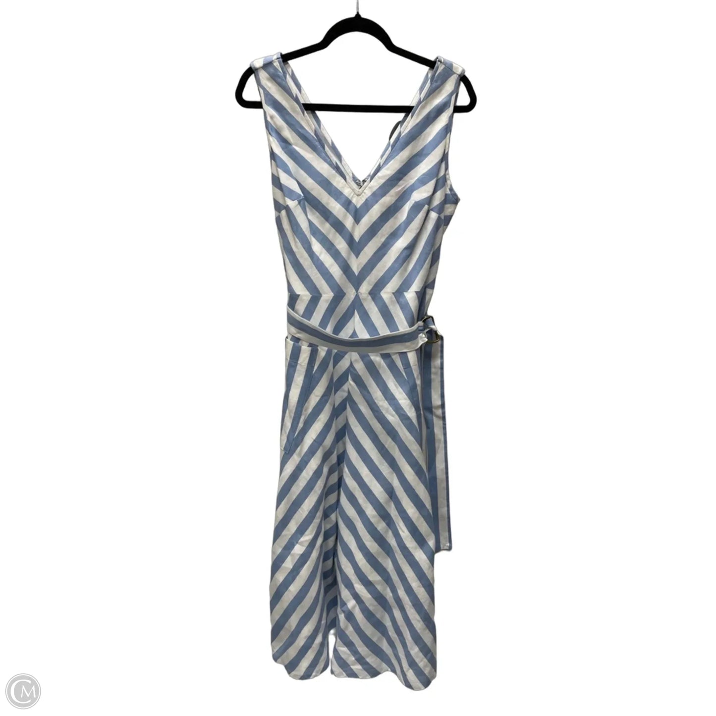 Dress Designer By Kate Spade In Blue & White, Size: L