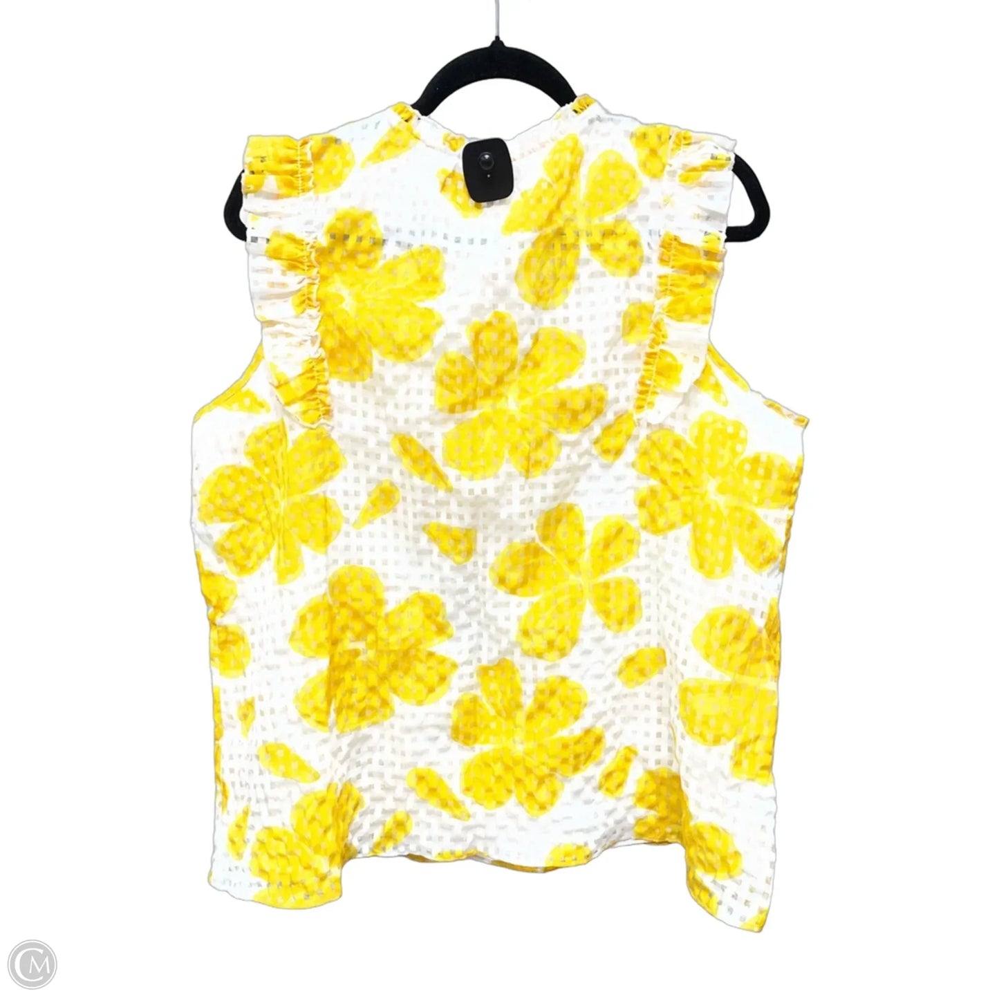 Blouse Sleeveless By Cato In Floral Print, Size: Xl