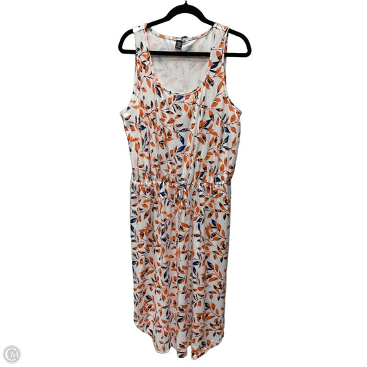 Dress Casual Maxi By Shein In Floral Print, Size: 1x