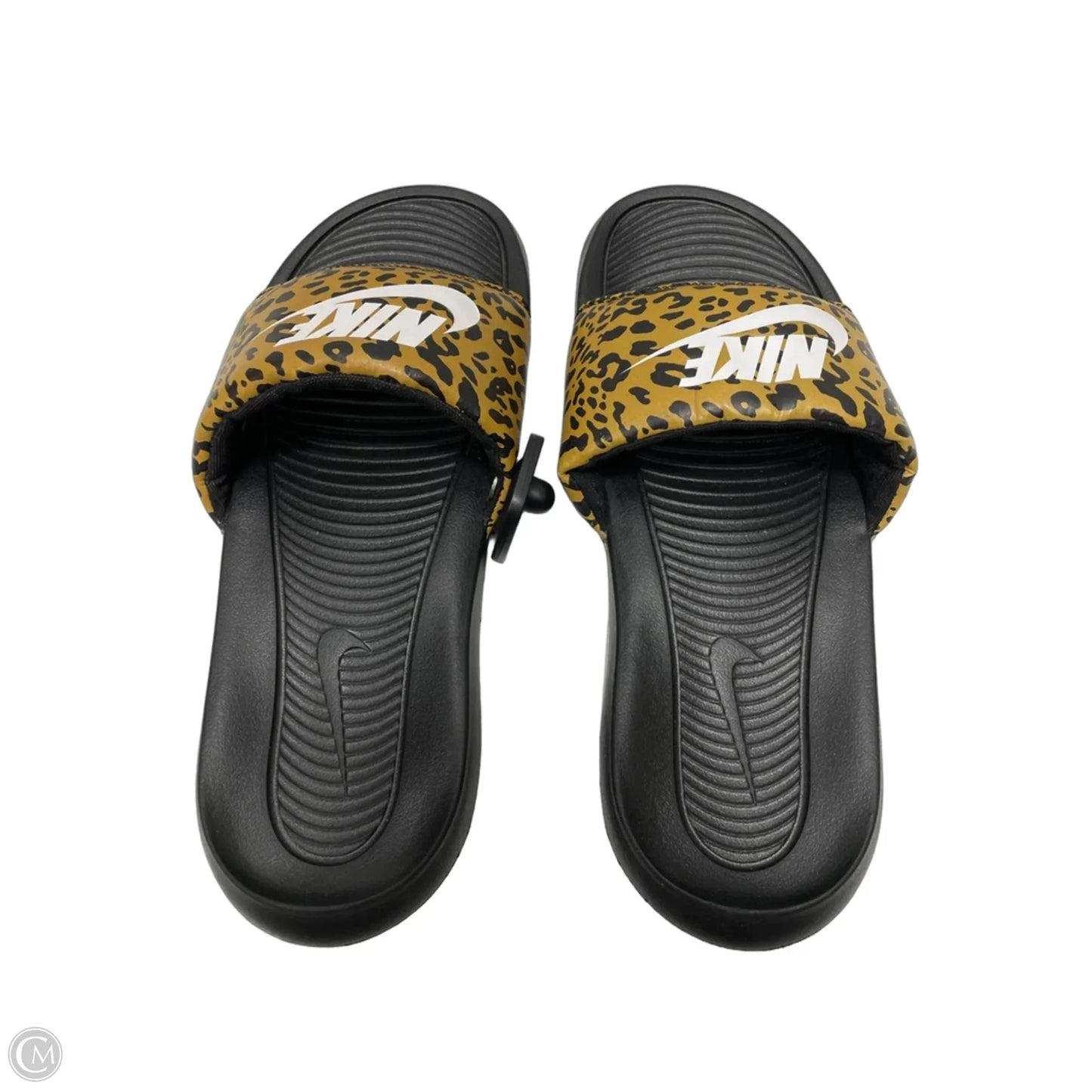 Sandals Flats By Nike In Animal Print, Size: 10