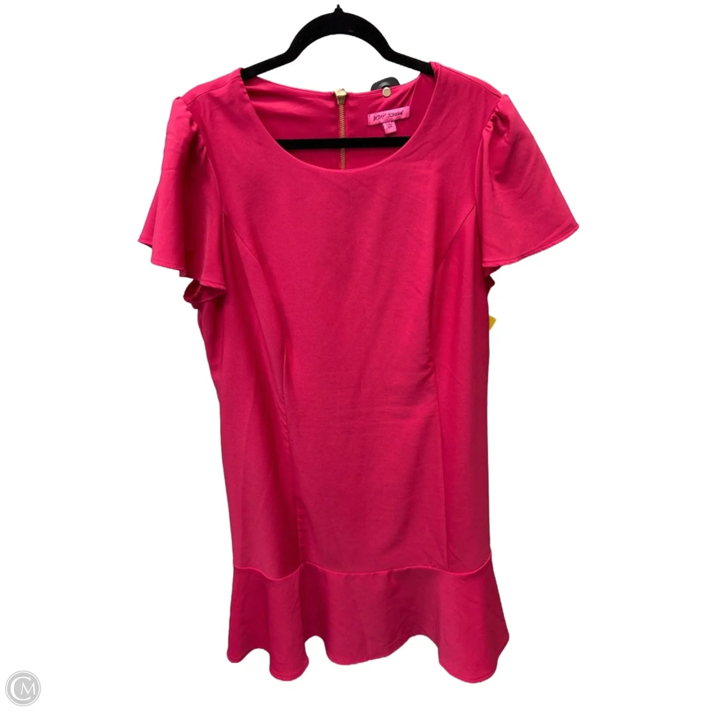 Dress Casual Short By Betsey Johnson In Pink, Size: Xl