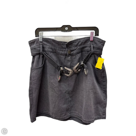 Skirt Mini & Short By Arula In Grey, Size: 10