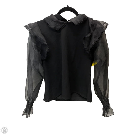 Top Long Sleeve By Marc New York In Black, Size: L