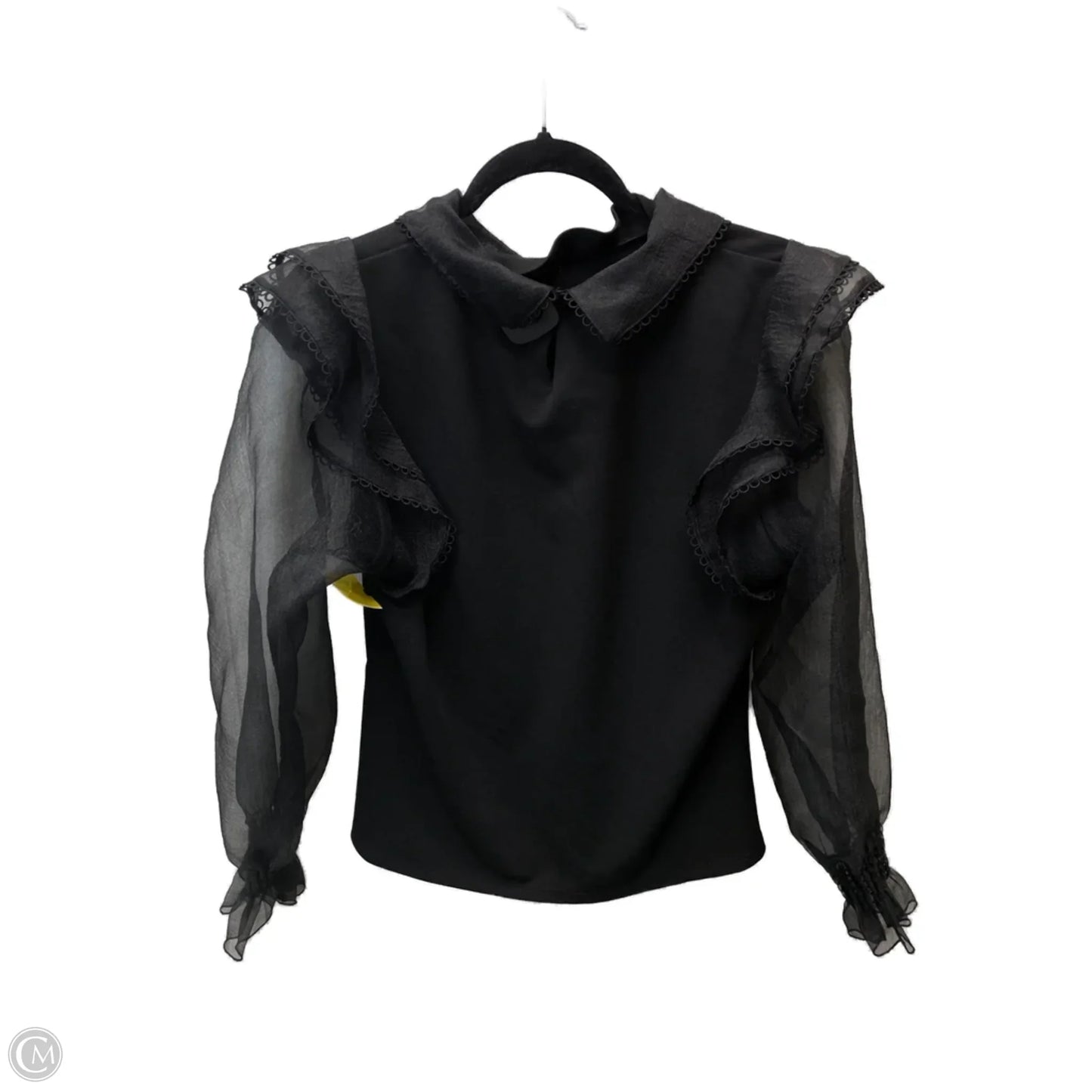 Top Long Sleeve By Marc New York In Black, Size: L